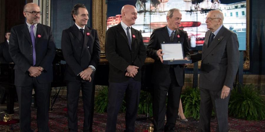 Il Presidente Napolitano premia NoiNo.org. 